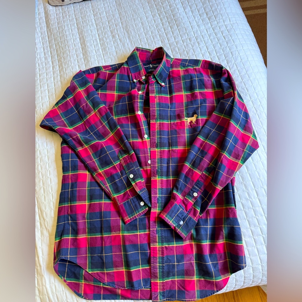 Vintage 90s plaid Ralph Lauren shirt